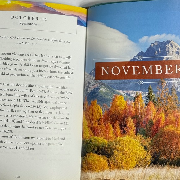 Moments with God Daily Devotional Book by David Jeremiah Blue Brown * - Picture 7 of 7